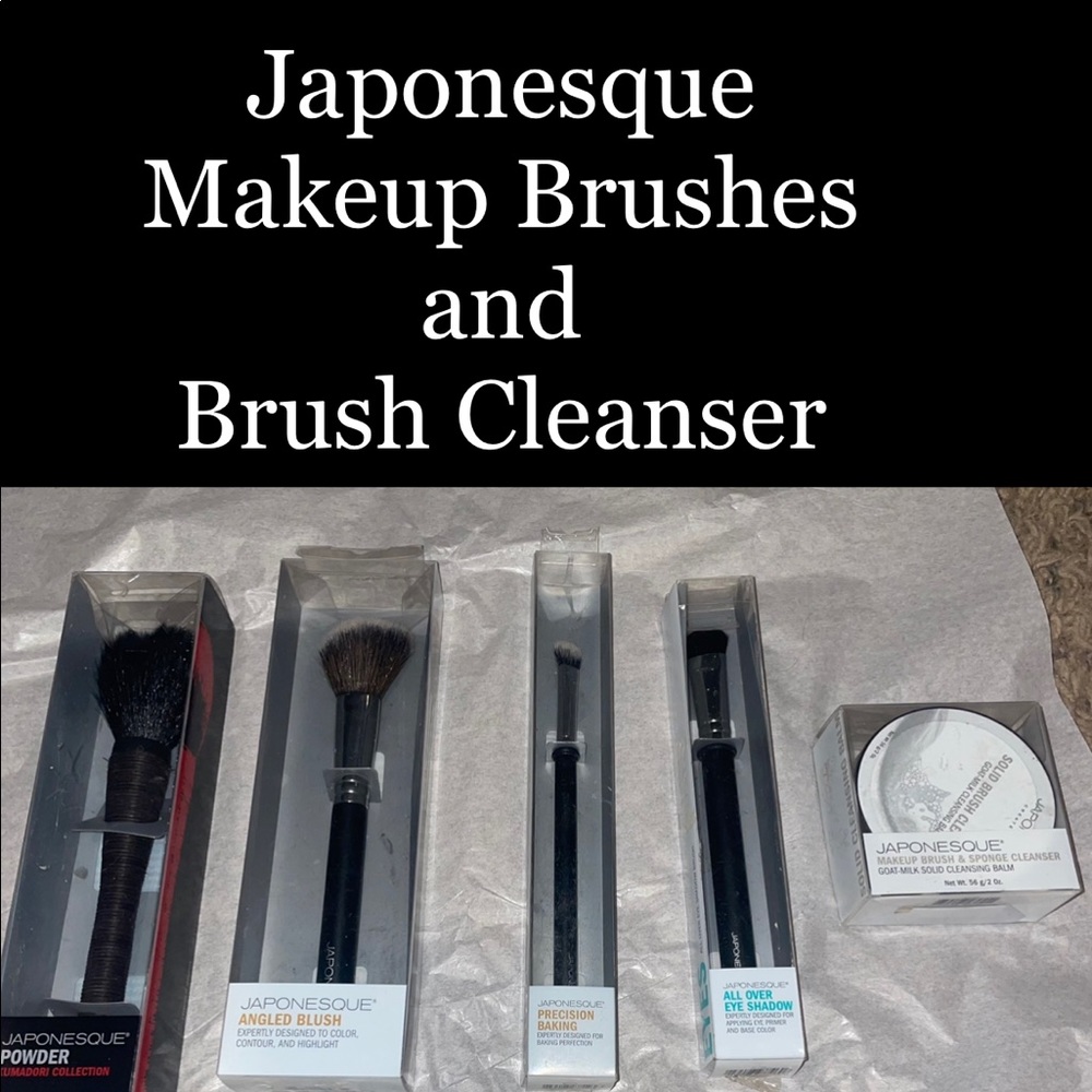 Japonesqie Makeup Brush and Cleaner Bundle